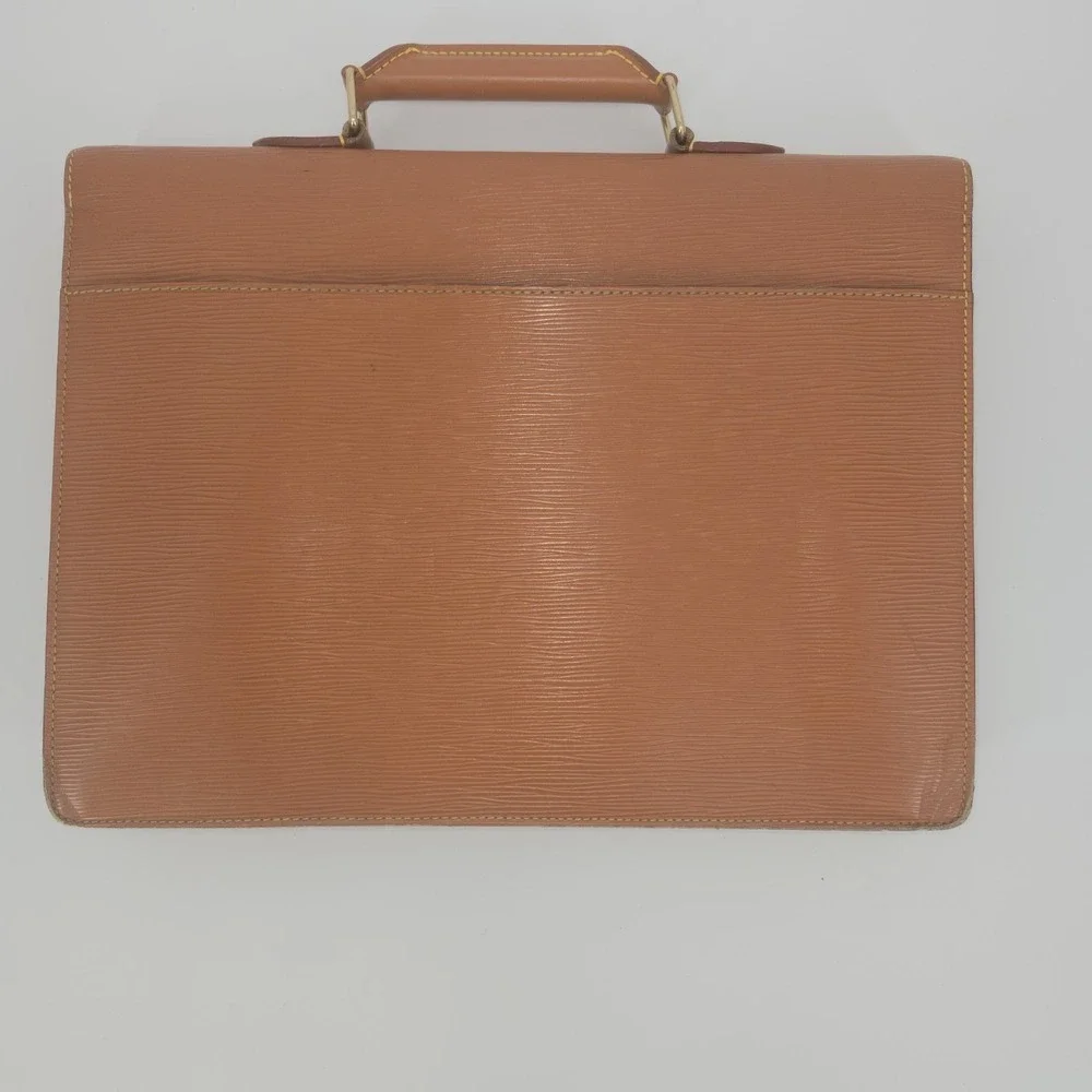 Louis Vuitton Epi Leather Serviette Conseiller Briefcase Attaché Brown MI815 VTG